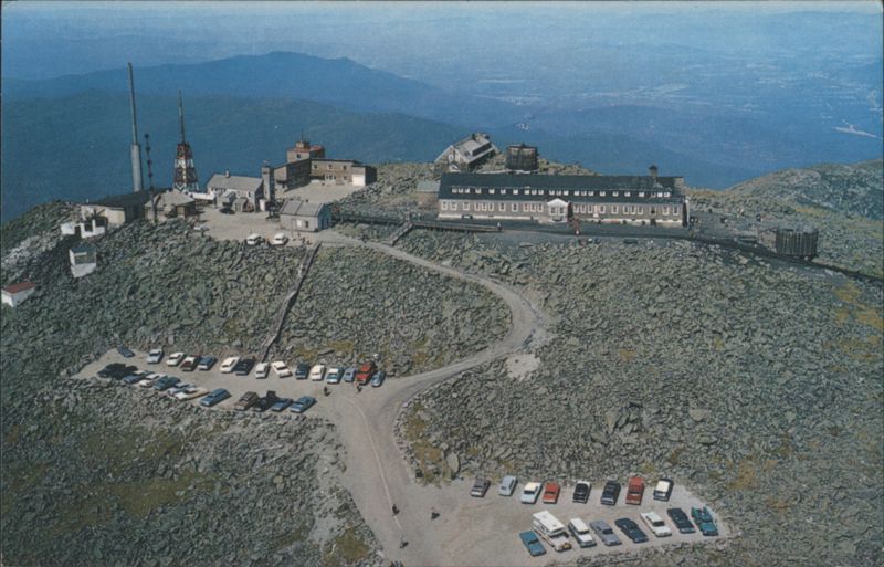 Summit House Hotel, TV Station, Weather Observatory, Mt. Washington New Hampshire