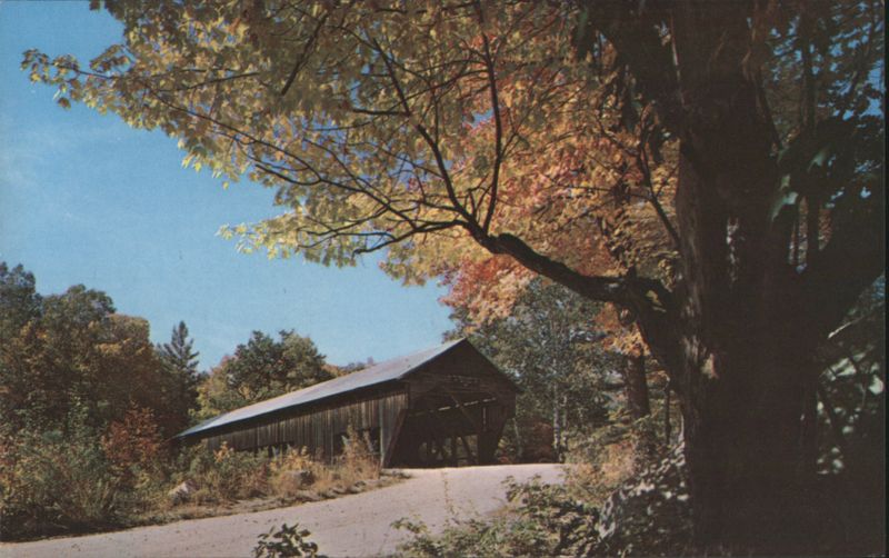 Albany Covered Bridge, Swift River, White Mountains, NH New Hampshire