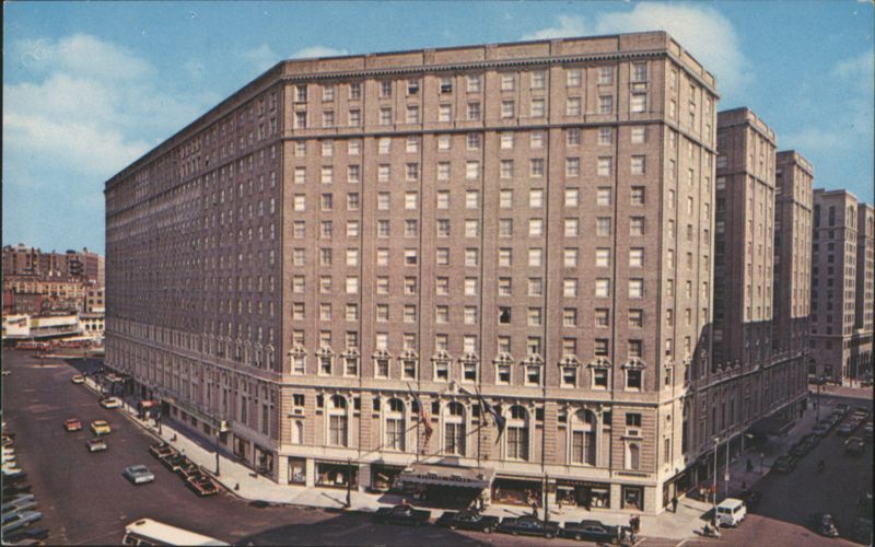 Statler Hilton Hotel, Park Square, Arlington Street Boston Massachusetts