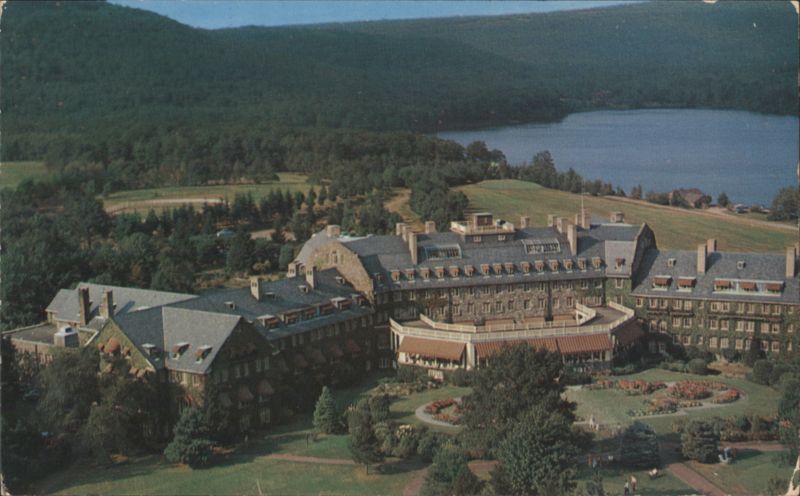 Skytop Club, Skytop, Pennsylvania, Helicopter View