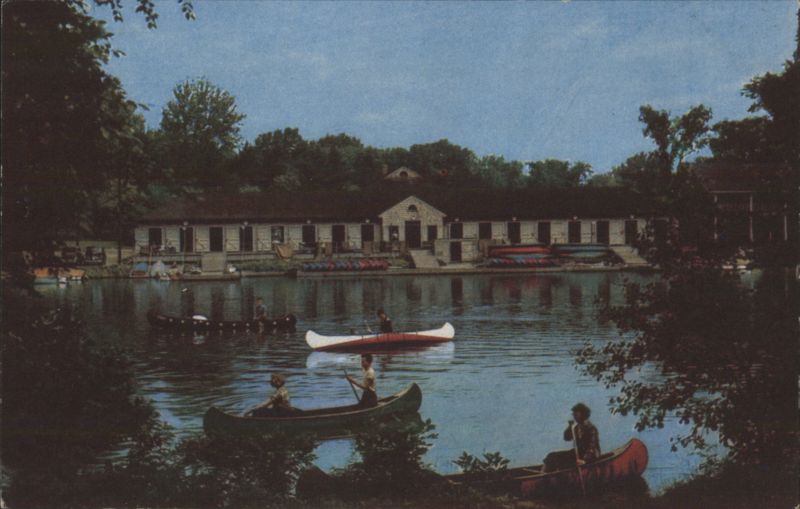Canoeing at Genesee Valley Park, Rochester, NY New York