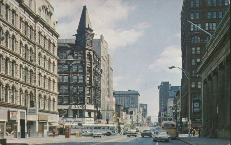 Main and State Streets, downtown Rochester New York