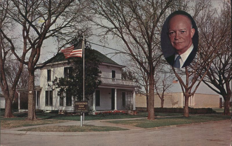 Eisenhower Home & Museum, Abilene, KS with Dwight D. Eisenhower Kansas