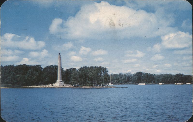 Commodore Perry Monument, Crystal Point, Presque Isle State Park Erie Pennsylvania