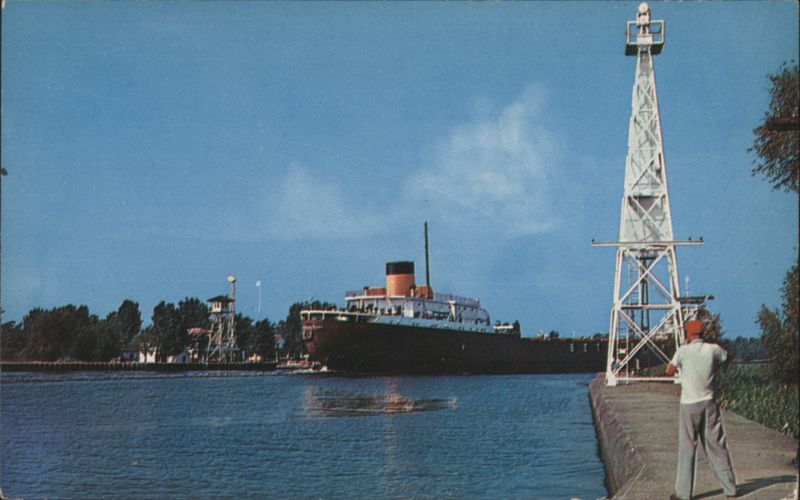 THE CHANNEL, Presque Isle, Coal & Ore Boat, Erie, PA Pennsylvania