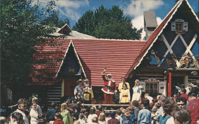 Santa, Blitzen, & Characters at Santa's Workshop North Pole New York