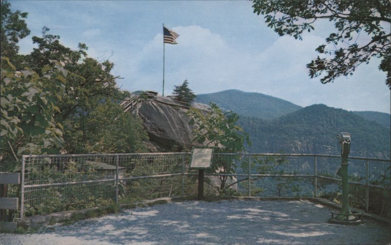 Top of Chimney Rock from Sky Lounge, Western NC North Carolina