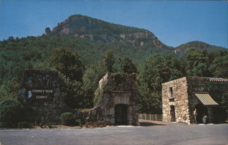 Chimney Rock Park Entrance, US Highway 74 North Carolina