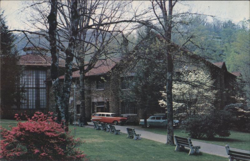 Anderson Auditorium, Montreat, NC - Spring-time scene North Carolina