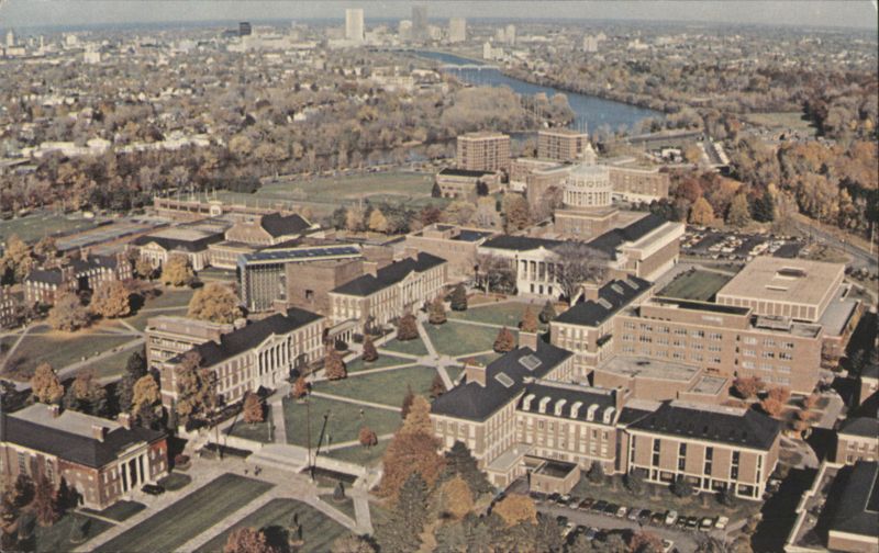 Aerial View River Campus University, Rochester NY New York
