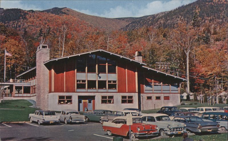 BASE LODGE at Whiteface Mt. Ski Development, Autumn Lake Placid New York