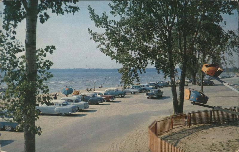 Beach and Parking Area, Sylvan Beach, NY New York
