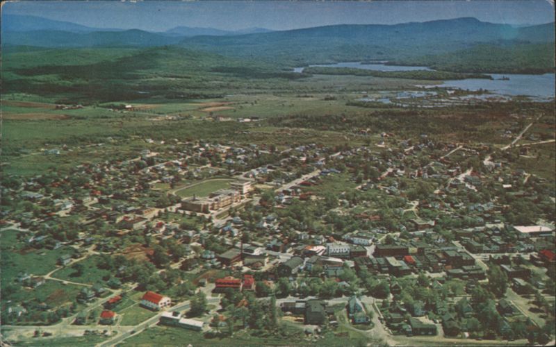 Aerial view of Tupper Lake, New York Mike Roberts