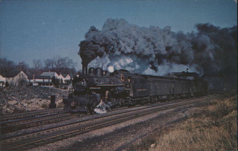 Delaware & Hudson 500 Ten-Wheeler Steam Locomotive Carbondale Pennsylvania