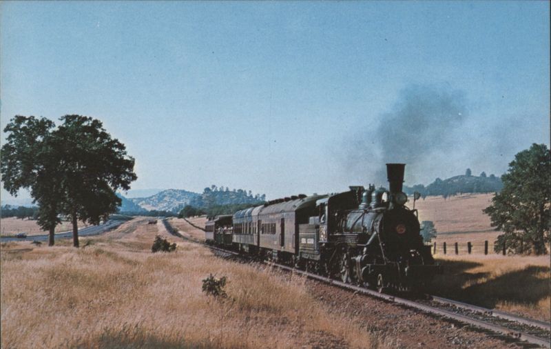 Sierra Railroad Excursion Train Engine No. 28, Cooperstown, CA California