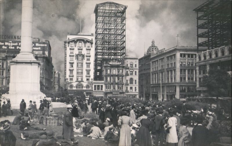 Union Square, San Francisco Earthquake, April 18 California
