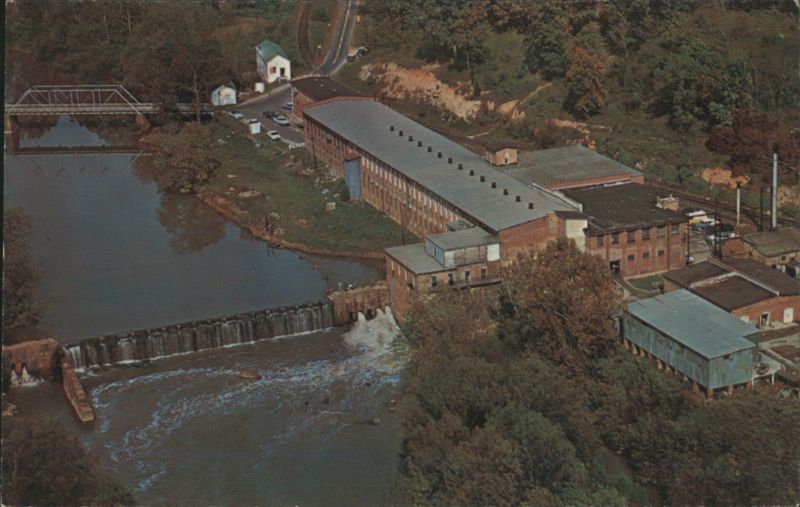 Textile Mills Piedmont Carolinas Dam River Bridge Animals