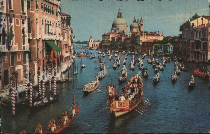 Venice Grand Canal Regatta storica Italy