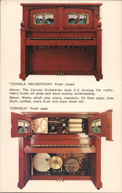 Coinola Orchestrion Style C-2, Gay 90's Melody Museum St. Louis Missouri