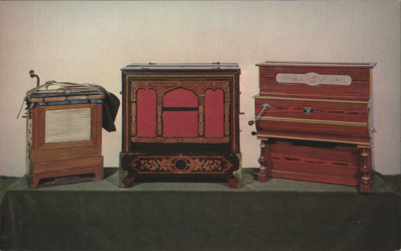 Hurdy Gurdys, Bacigalupi Monkey Organ, Molinari, Llinares
