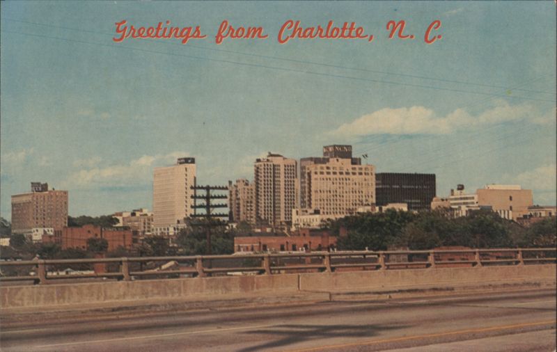 Charlotte, N. C. Skyline North Carolina C. H. Ruth