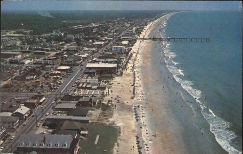 Aerial View Myrtle Beach SC, Pier, Beach, Ocean South Carolina
