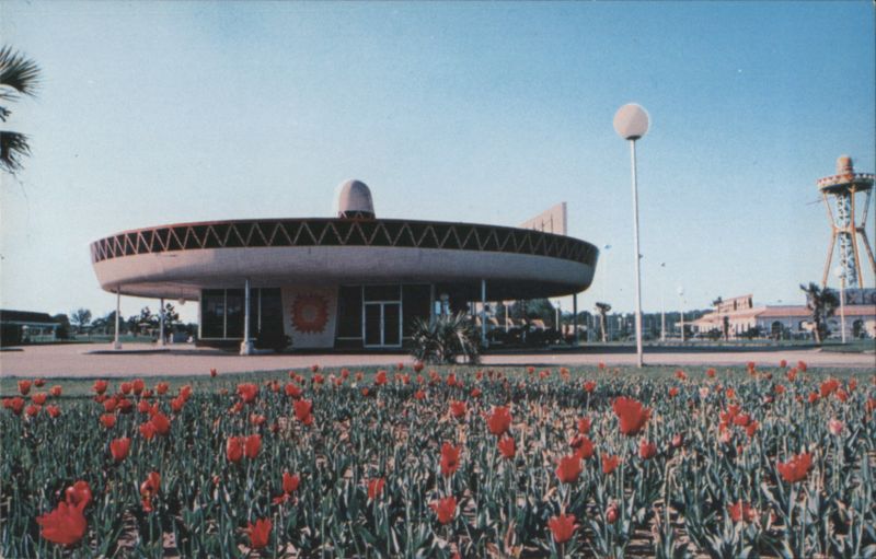 Pedro's Sombrero Building, Tulips, South of the Border Dillon South Carolina
