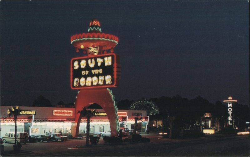 South of the Border Pedro Sign, Sombrero Restaurant South Carolina