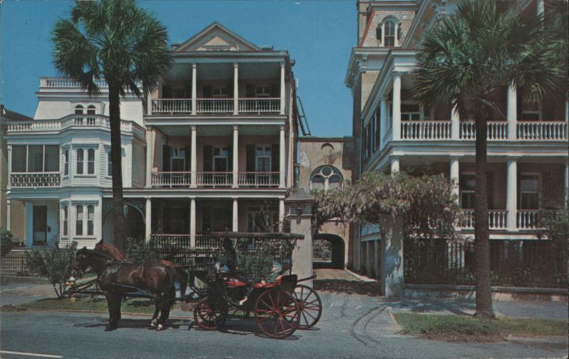 South Battery Homes, Horse Carriage, Charleston SC South Carolina