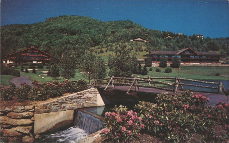Hound Ears Lodge & Club, Waterfall, Golf Course, Blowing Rock North Carolina