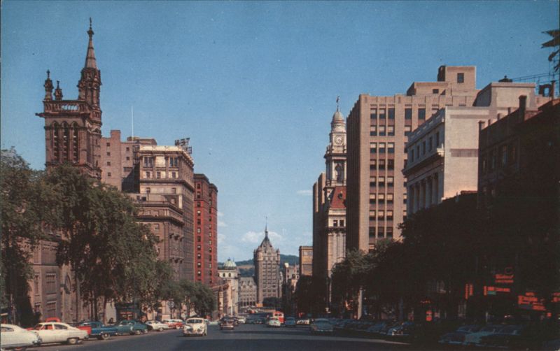 VIEW DOWN STATE STREET Albany, NY New York
