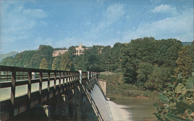 Lambuth Inn and Dam at Lake Junaluska, North Carolina