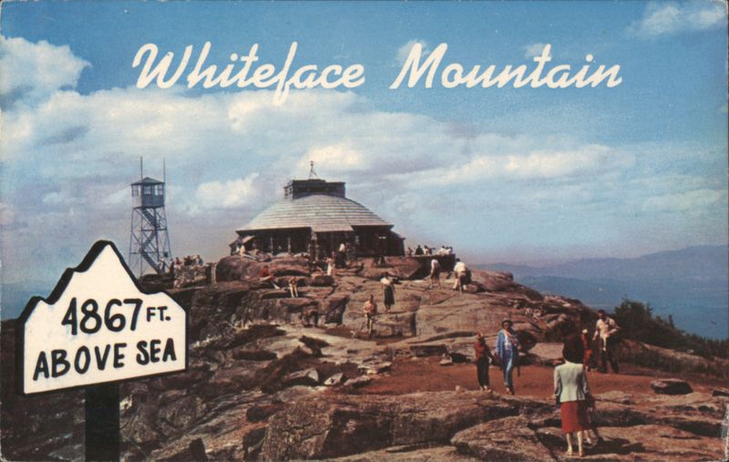 Whiteface Mountain Summit House 4867 Ft. Above Sea New York