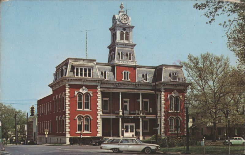 Medina County Courthouse Civil War Architecture Romanesque Windows Ohio