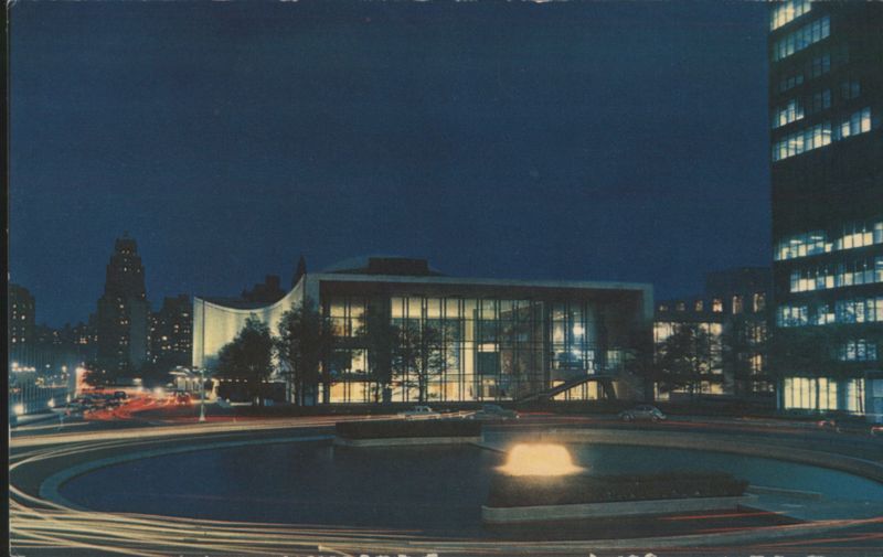 United Nations Headquarters at Night, General Assembly