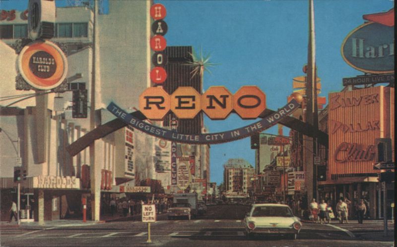 Reno Arch, The Biggest Little City In The World, Casino Area Nevada