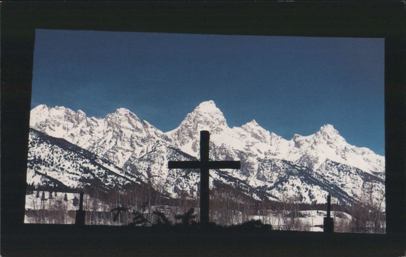 Chapel of the Transfiguration Cross, Teton Range Moose Wyoming