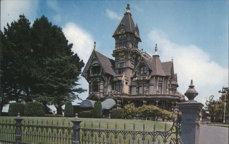 Carson Home, Eureka, CA - Redwood Lumbering Industry California