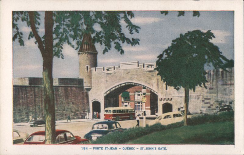 St. John's Gate, Porte St-Jean, Québec QC Canada Quebec