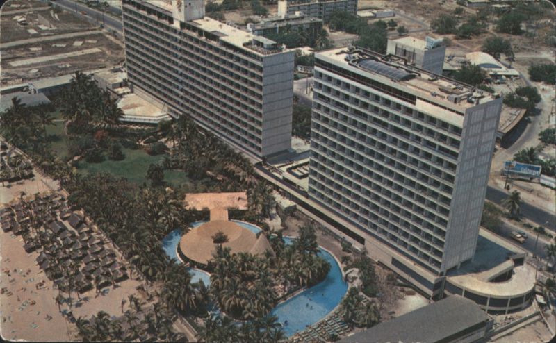 Acapulco Hilton Hotel & Resort, Aerial View Mexico