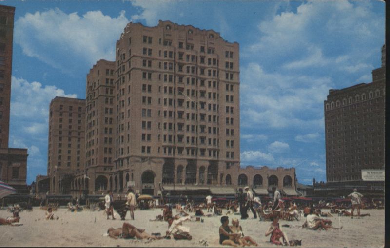 Ambassador Hotel, Atlantic City Beach & Surf Bathing New Jersey
