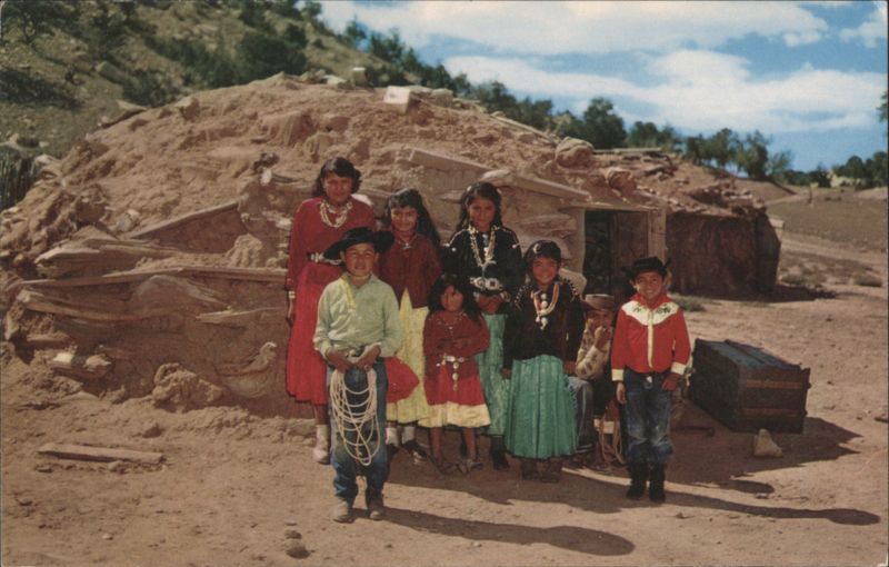 Indian Family on the Reservation New Mexico Mularky