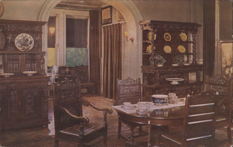 Dining Room, Home of Franklin D. Roosevelt, Hyde Park, NY New York