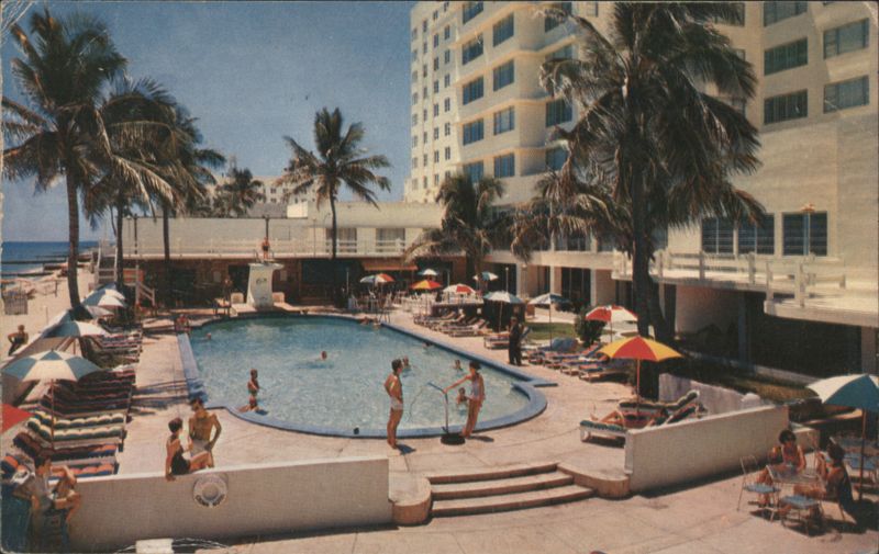 The Crown Hotel Swimming Pool, Miami Beach, FL Florida