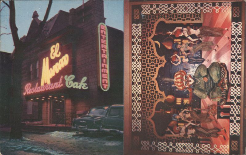 El Morocco Restaurant Cafe, Montreal, QC Canada A. R. Ashton