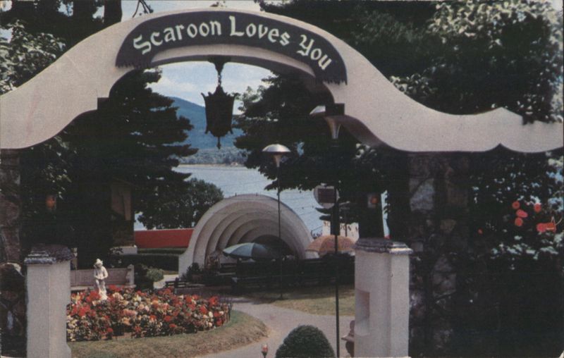 SCAROON Loves You Arch, Amphitheatre Entrance, Schroon Lake New York