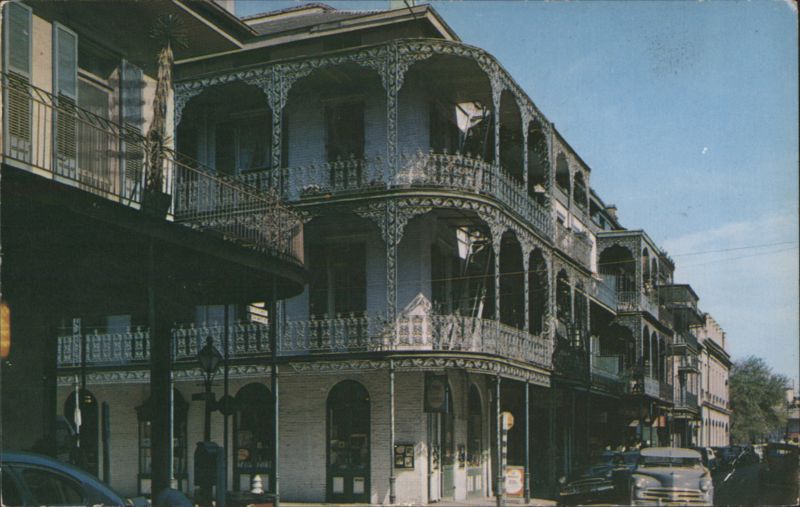 Lace Balconies, Oak Leaves & Acorns, New Orleans Louisiana