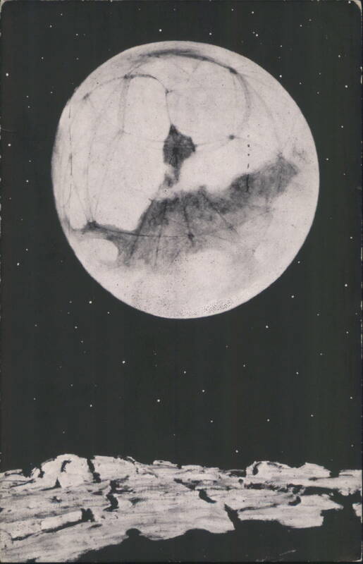 Mars from Deimos - Howard Russell Butler Painting Astronomy
