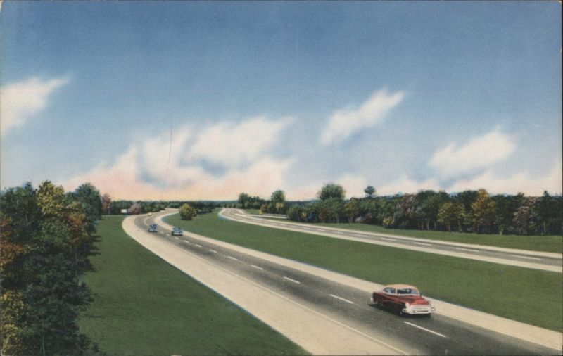 Scene Along the Garden State Parkway of New Jersey