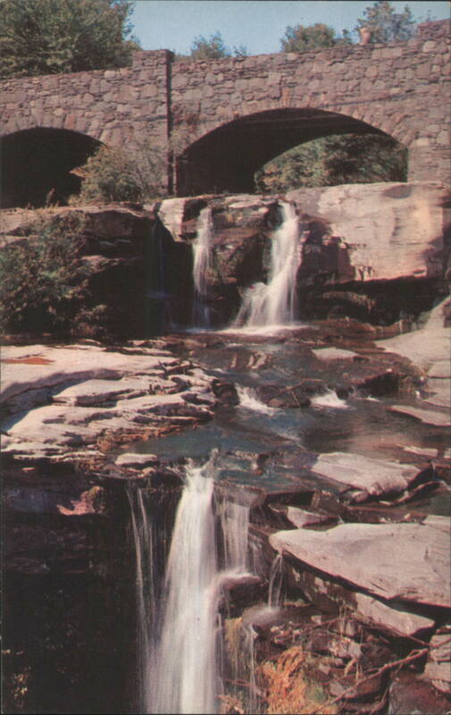 Haines Falls, Stone Bridge, Kaaterskill Clove New York